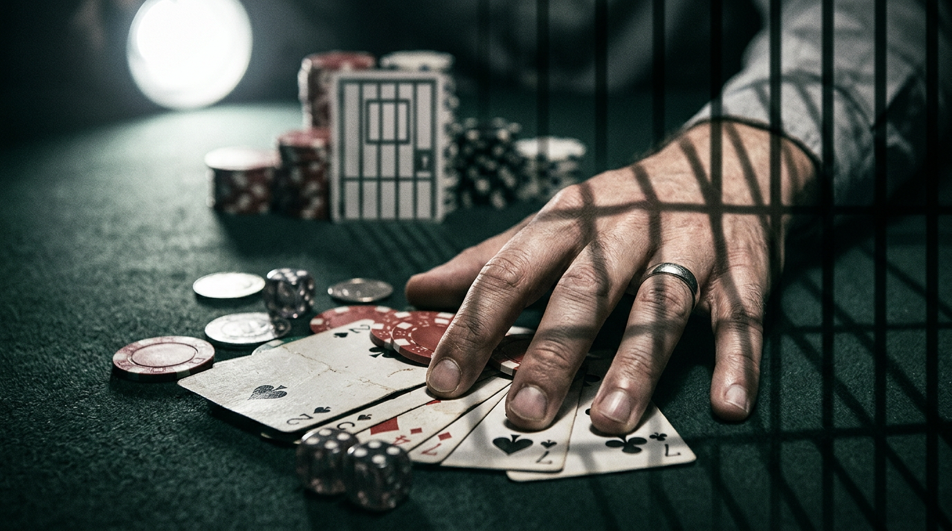 Del casino a la celda: cuando la ludopatía te empuja a cruzar la última línea