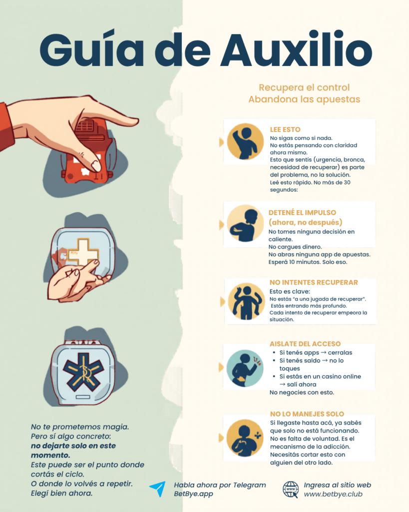 Guía de auxilio de BetBye Club